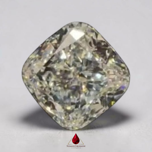 Diamond (Lab-Grown) 6.24 Carat E-VVS2 Square Cushion IGI Certified  The Brilliant Core