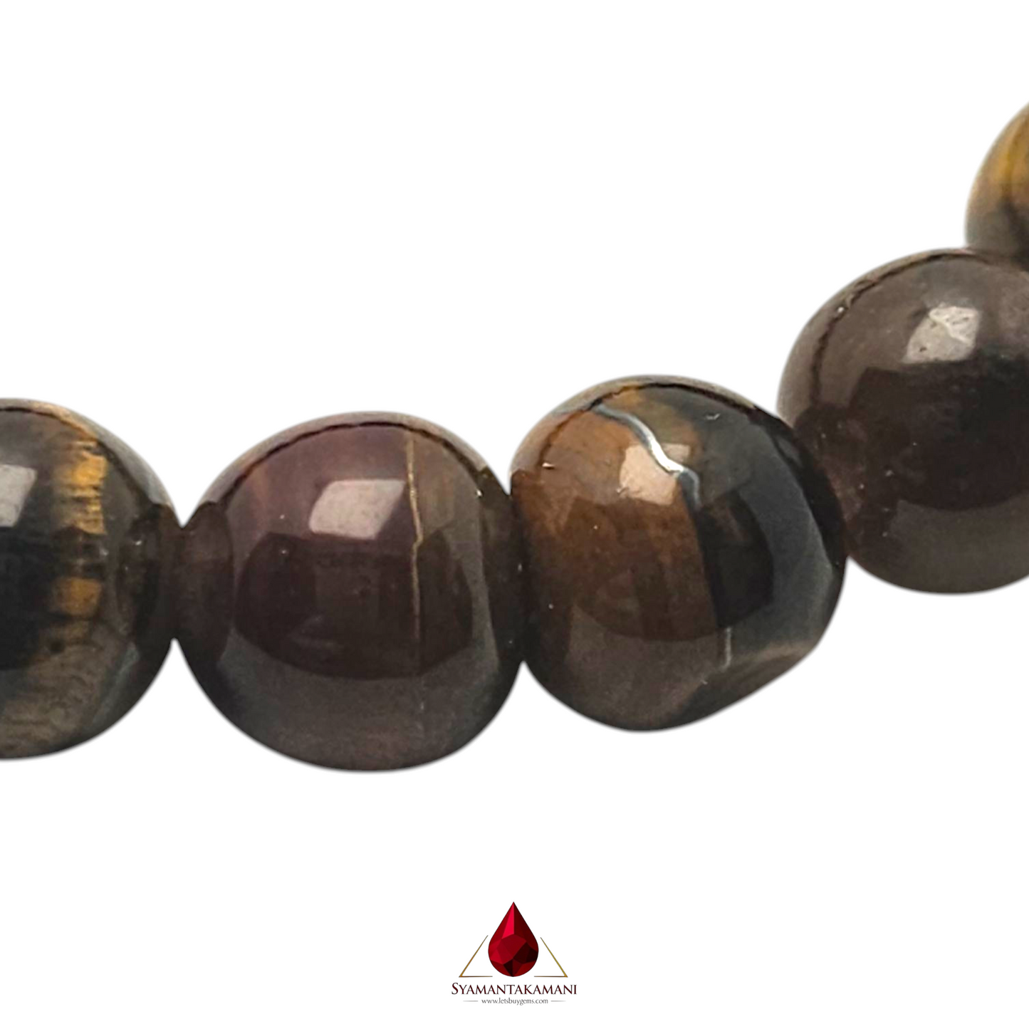 Natural Tiger's Eye 8mm Bracelet The Fierce Focus