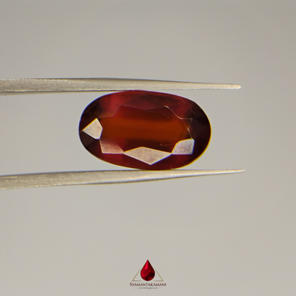 Hessonite 7.55 Carats Oval Mix Cut