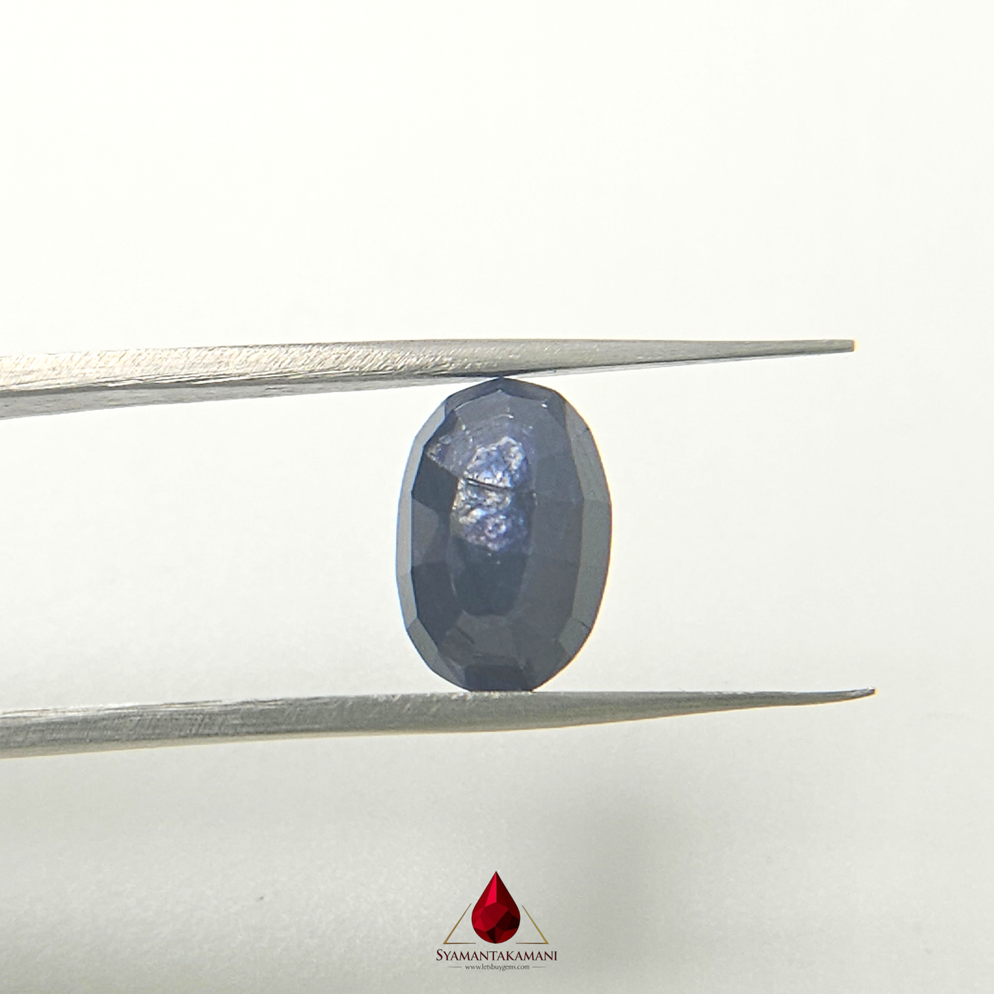 Natural Blue Sapphire 6.05 Carat Untreated AA Quality  (Neelam) From Madagascar The Oceanic Titan