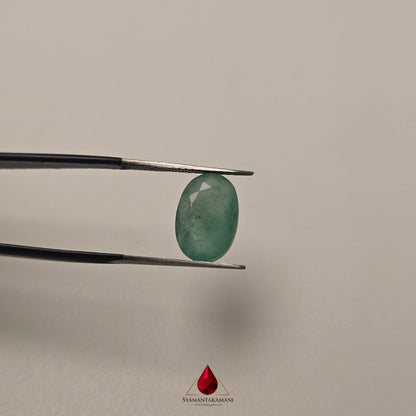 Natural Emerald 3.75 Carat From Zambia A+ Grade
