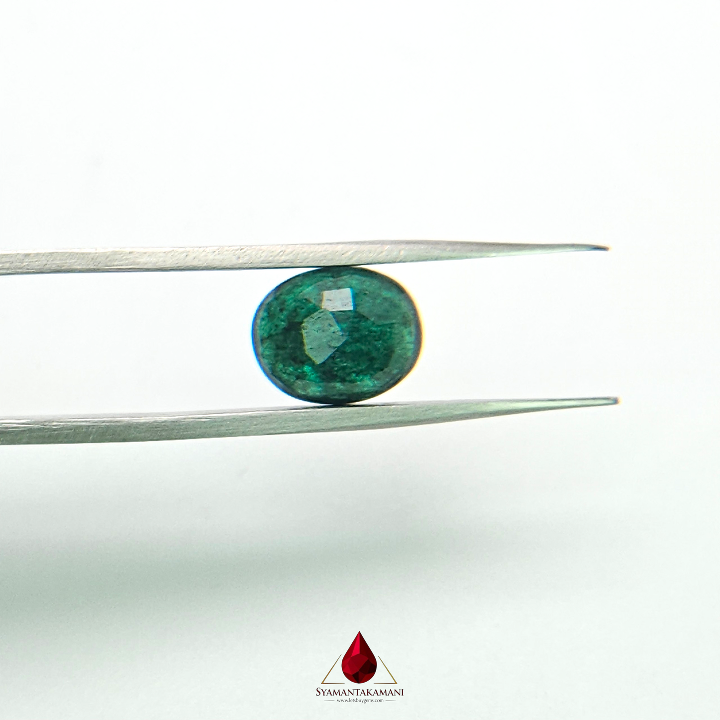 Natural Emerald 3.80 Carat From Zambia AAA+ Grade The Royal Elegance