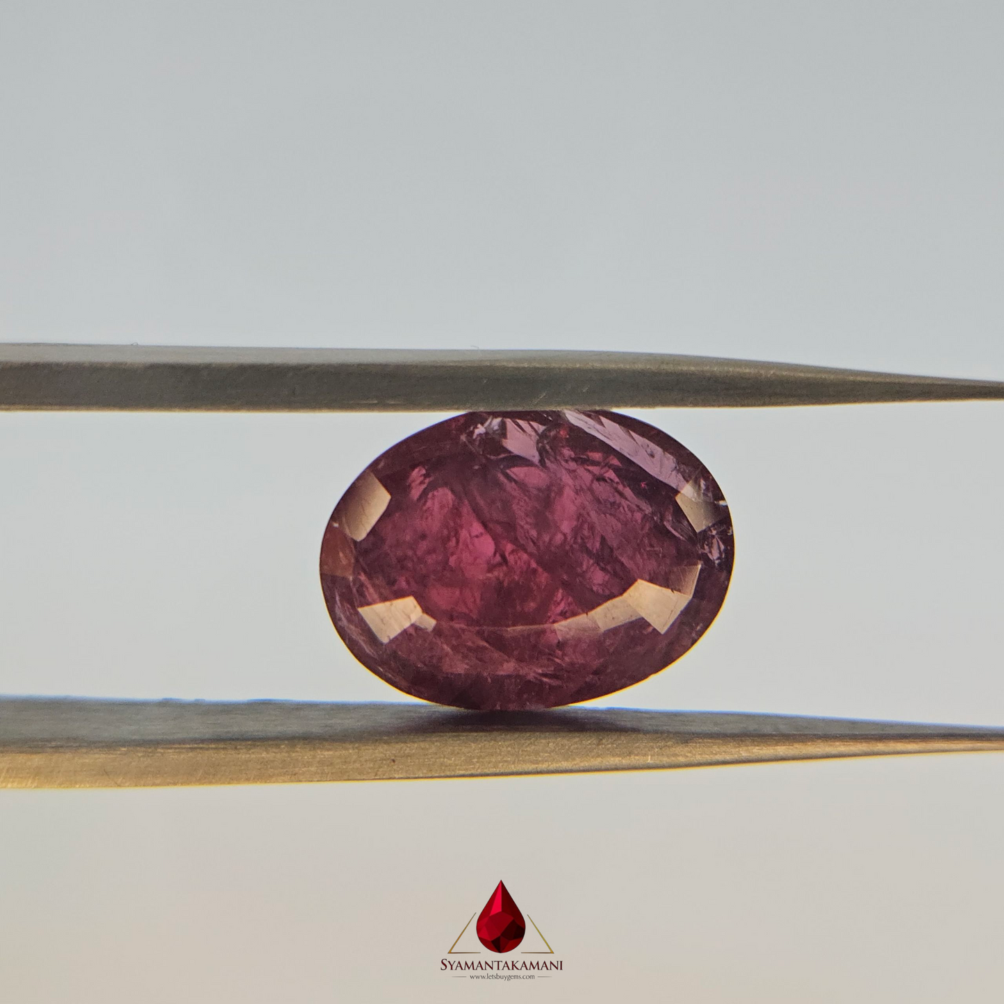 Ruby Oval 5.36 Carats Natural Untreated Ruby from Mozambique