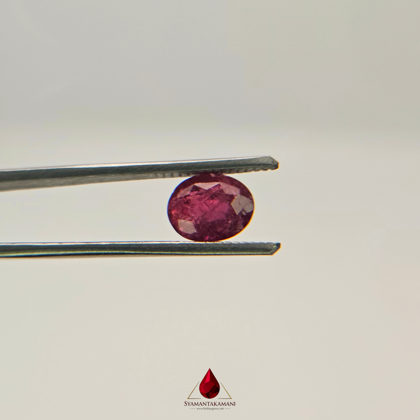 Natural Untreated Mozambique Ruby 1.80 Carats Oval Mix Cut