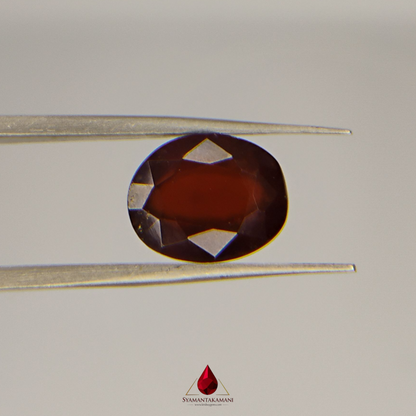 Hessonite 4.95 Carats Oval Mix Cut