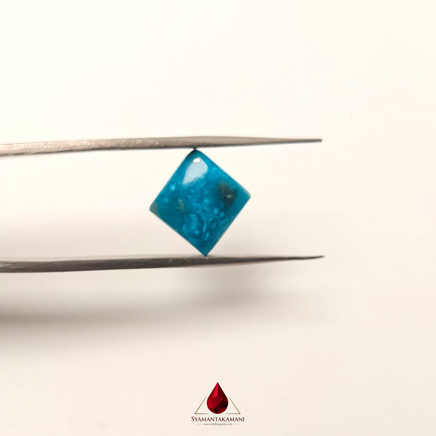 Persian Turquoise (Irani Firoza, Fyroos) 5.60 Carats Square