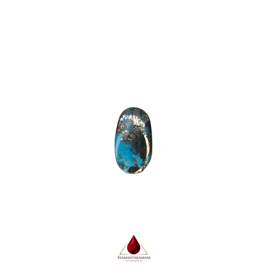 Persian Turquoise (Irani Firoza) 4.70 Carats Long Oval