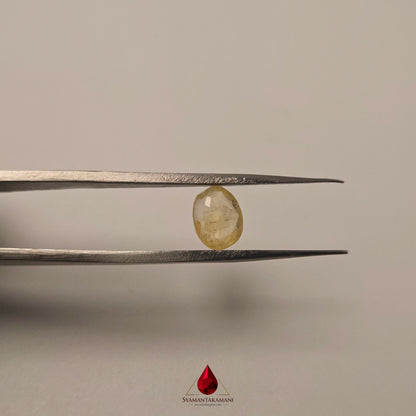 Natural Yellow Sapphire (Pukhraj) 1.80 Carat Untreated Unheated From Sri Lanka AA Grade
