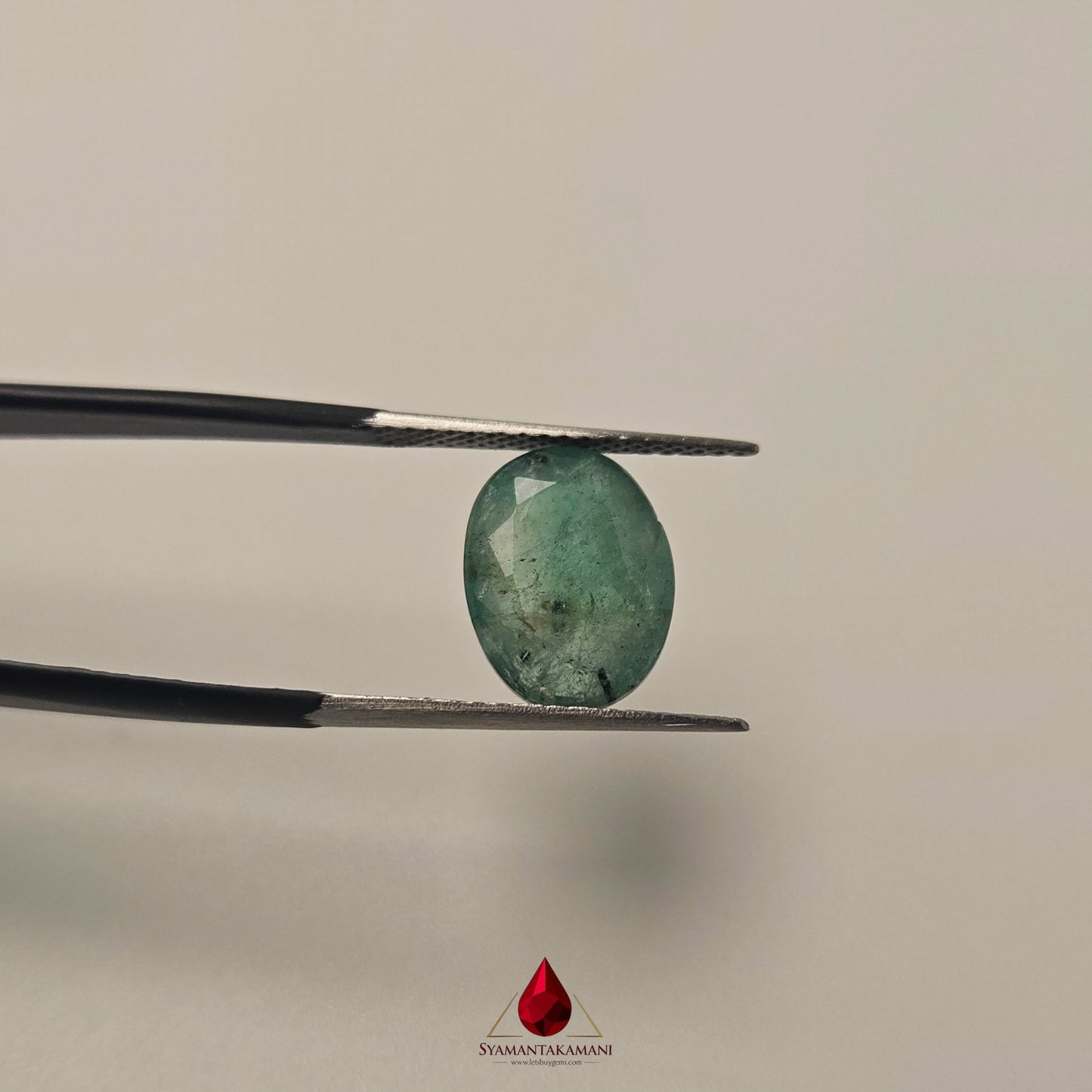 Natural Emerald 3.45 Carat From Zambia B Grade