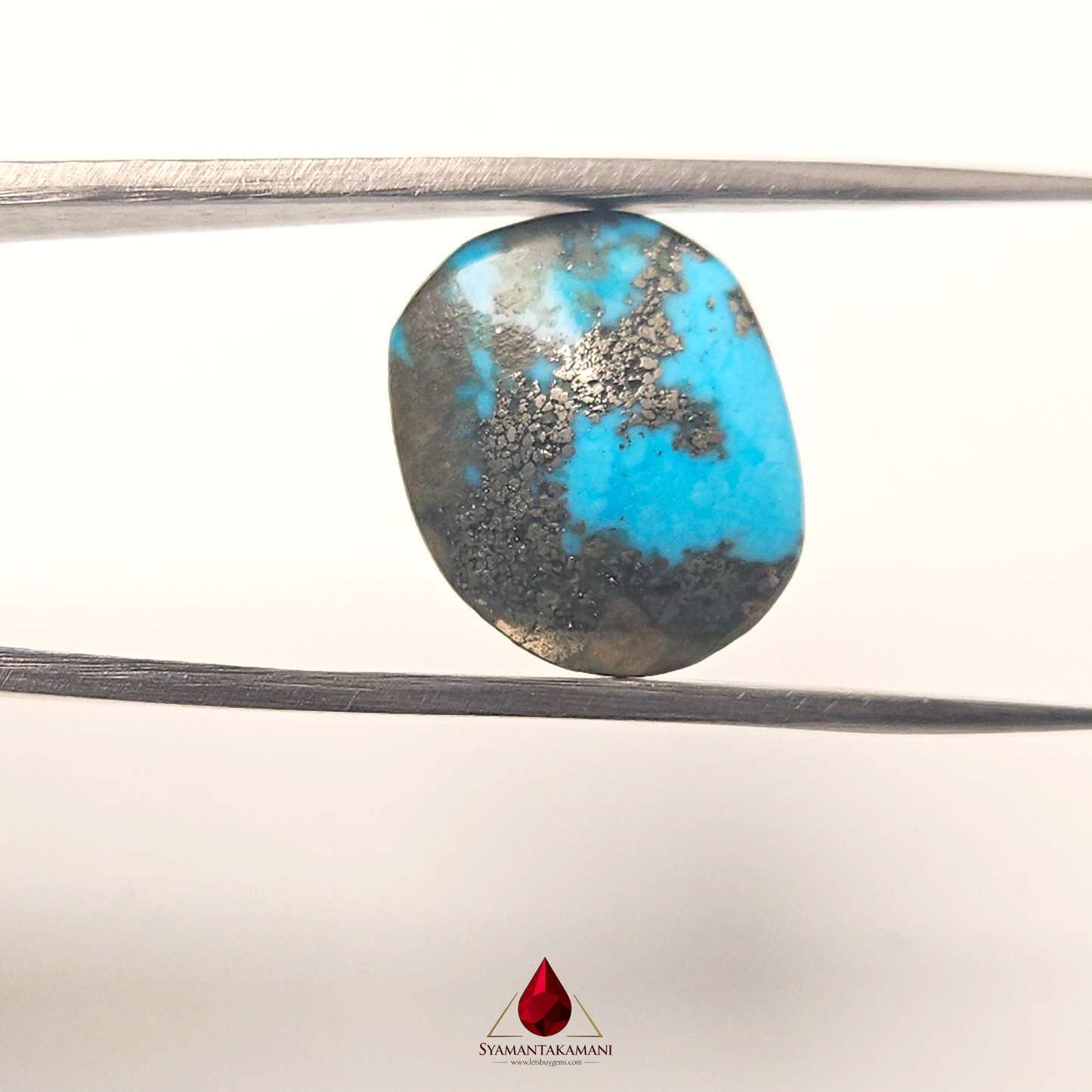 Persian Turquoise (Irani Firoza, Fyroos) 13.95 Carats Oval