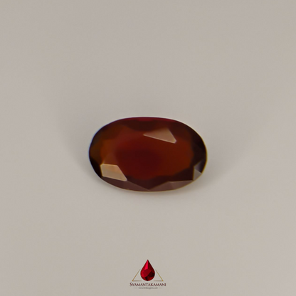 Hessonite 7.05 Carats Oval Mix Cut