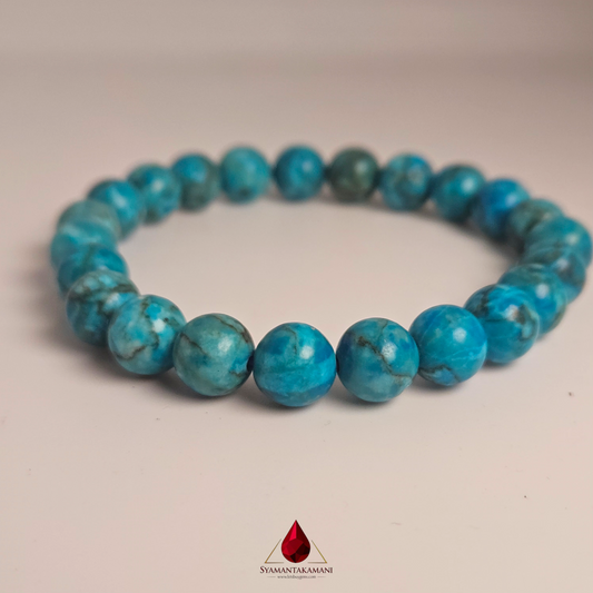 Premium Natural Turquoise Bracelet 9mm beads