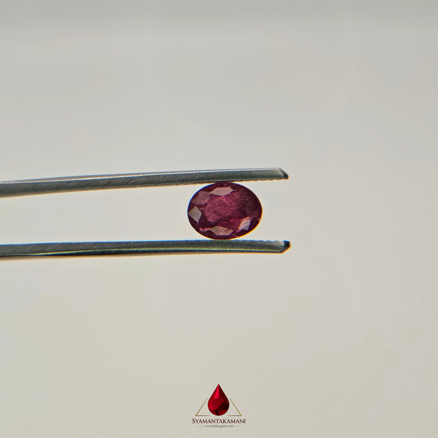 Natural Untreated Mozambique Ruby 1.15 Carats Oval Mix Cut