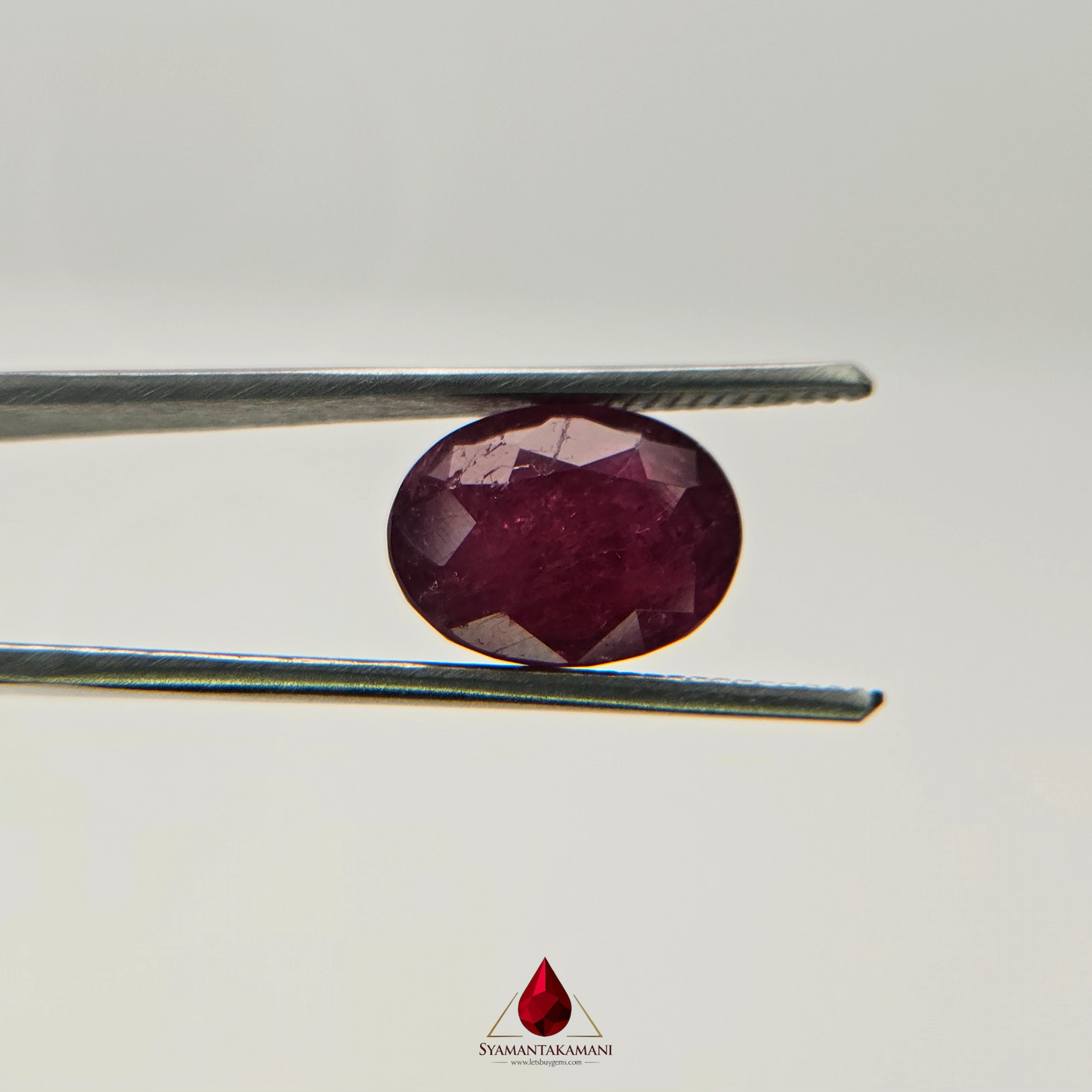 Natural Untreated Mozambique Ruby 6.65 Carats Oval Mix Cut