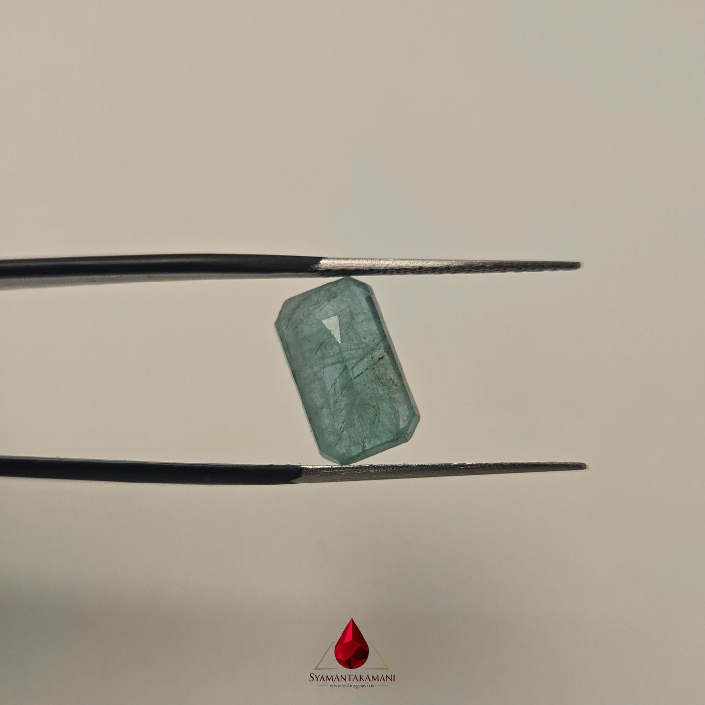 Natural Emerald 3.40 Carat From Zambia AA Grade