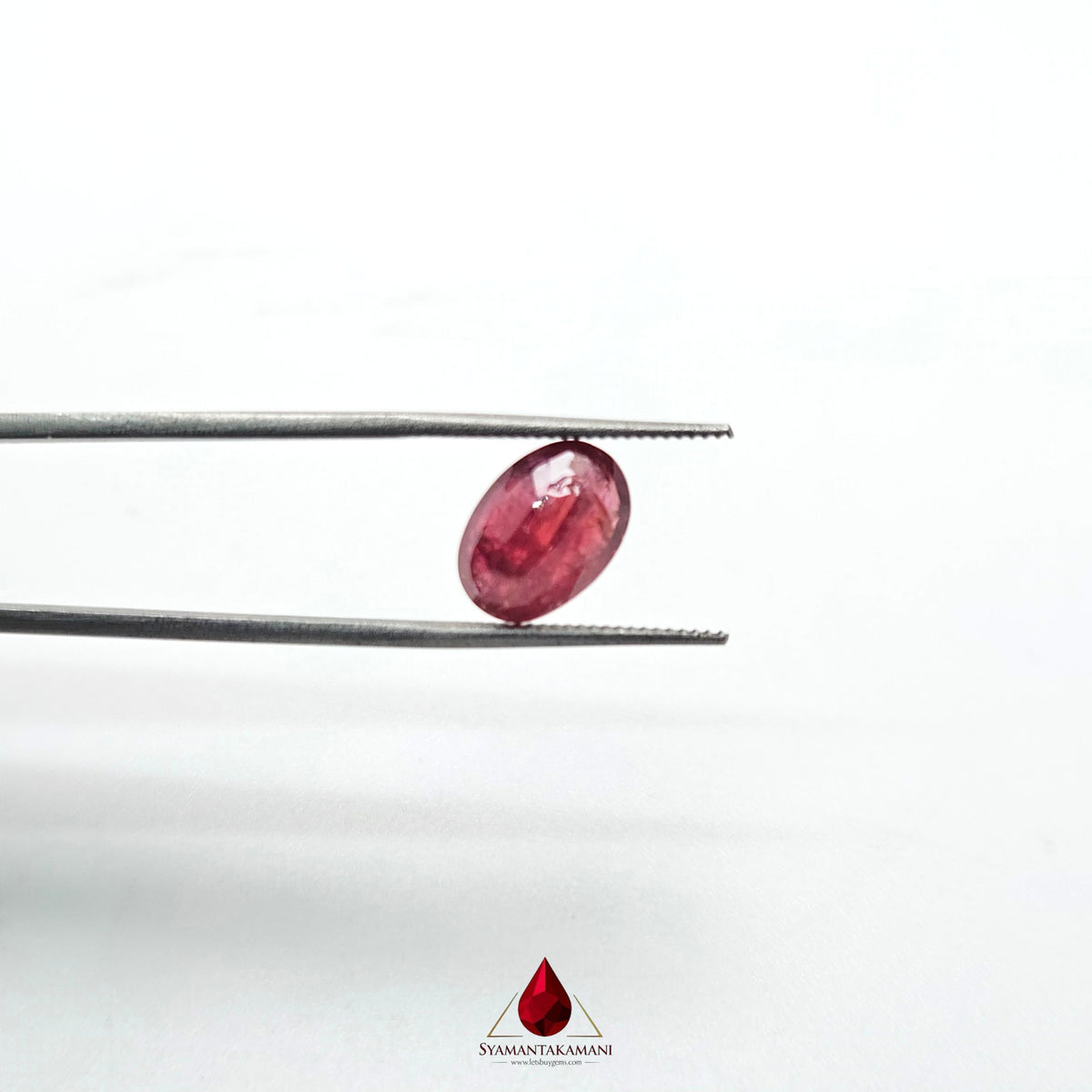 Natural Ruby 3.50 Carats Oval Mixed Cut AA+ Grade from Mozambique The Crimson Monarch