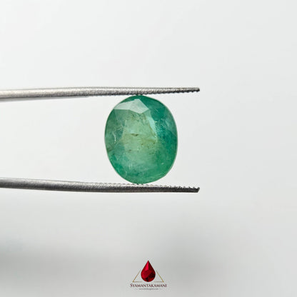 Natural Ethiopian Emerald 5.59 Carat AA Quality Oval Mix Cut