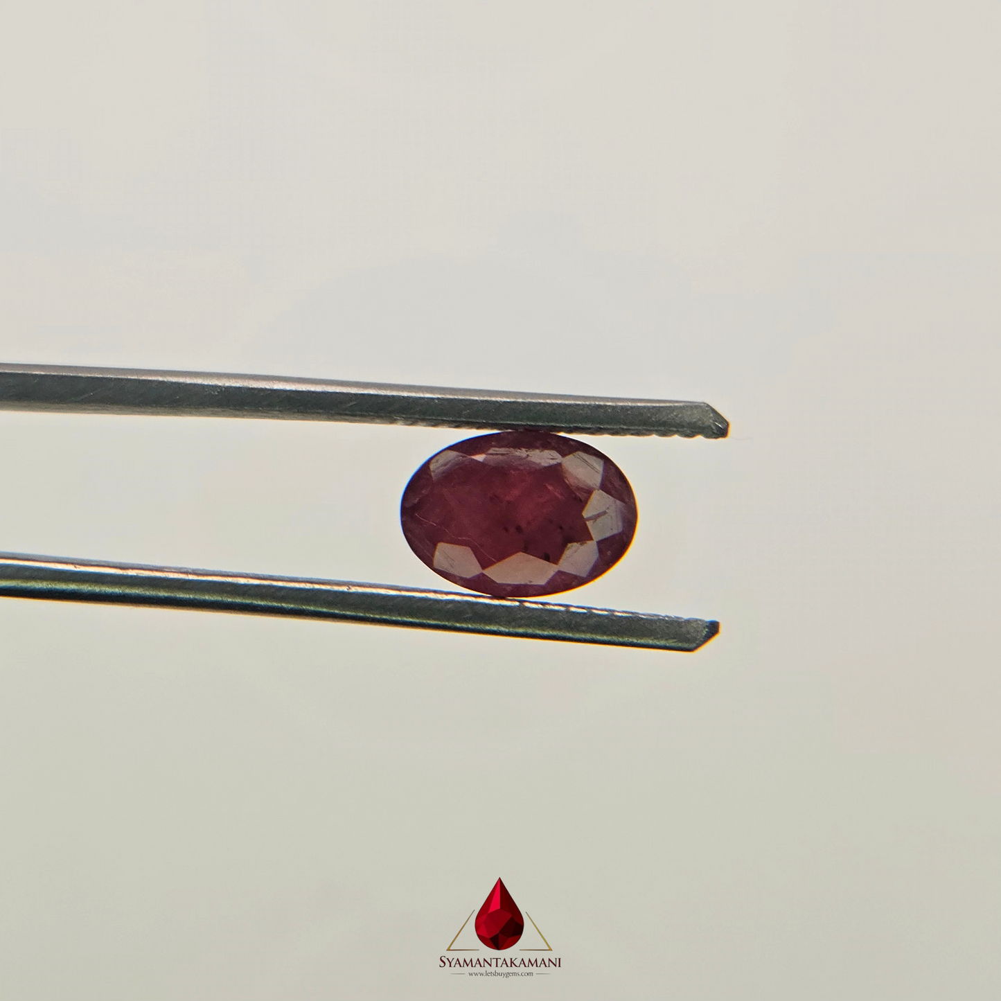 Natural Untreated Mozambique Ruby 1.80 Carats Oval Mix Cut