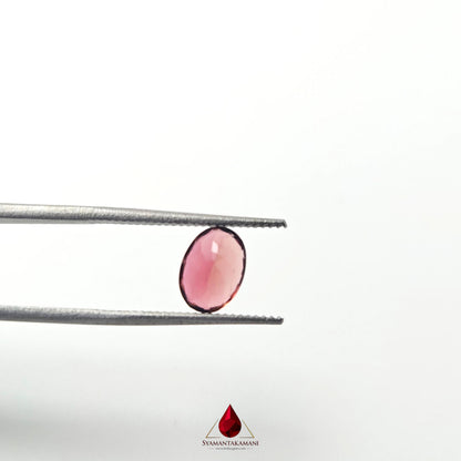 Natural Tourmaline (Reddish Purple) From Brazil 1.00 Carat AAA Quality Oval Mix Cut The Velvet Empress