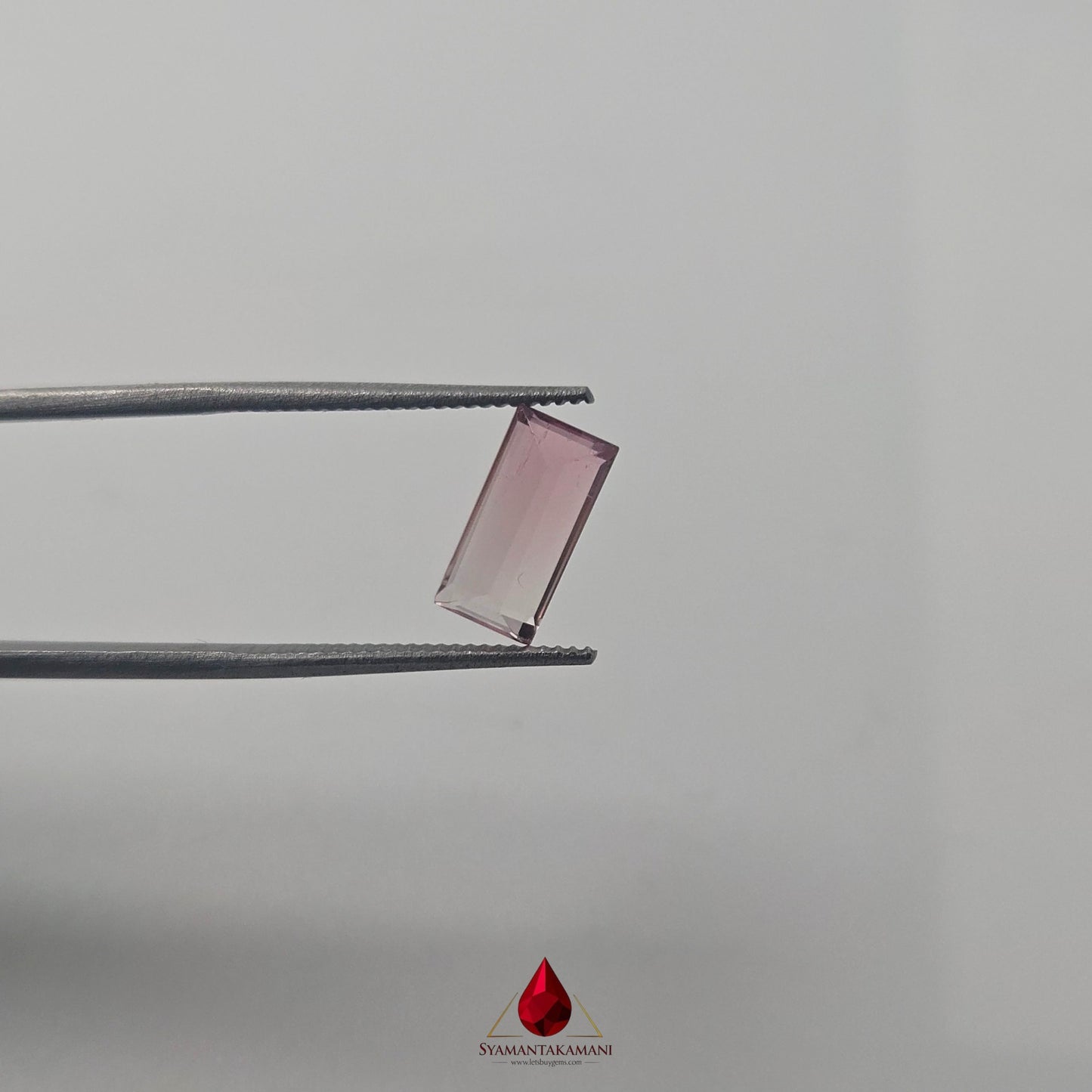 Natural Tourmaline (Pink) From Brazil 1.24 Carat AAA+ Quality Rectangle Step Cut The Pink Sovereign