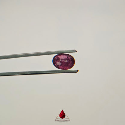 Natural Untreated Mozambique Ruby 2.00 Carats Oval Mix Cut