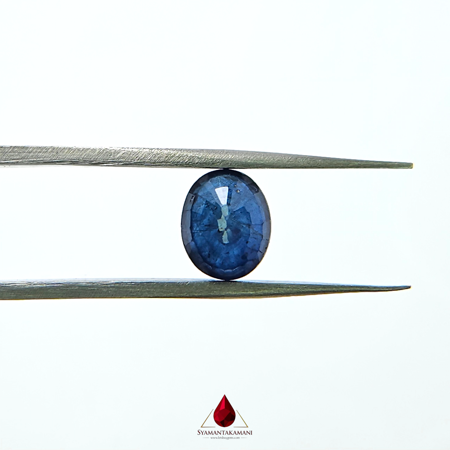 Natural Blue Sapphire 3.50 Carat Untreated AAA+  (Neelam) The Midnight Mystery