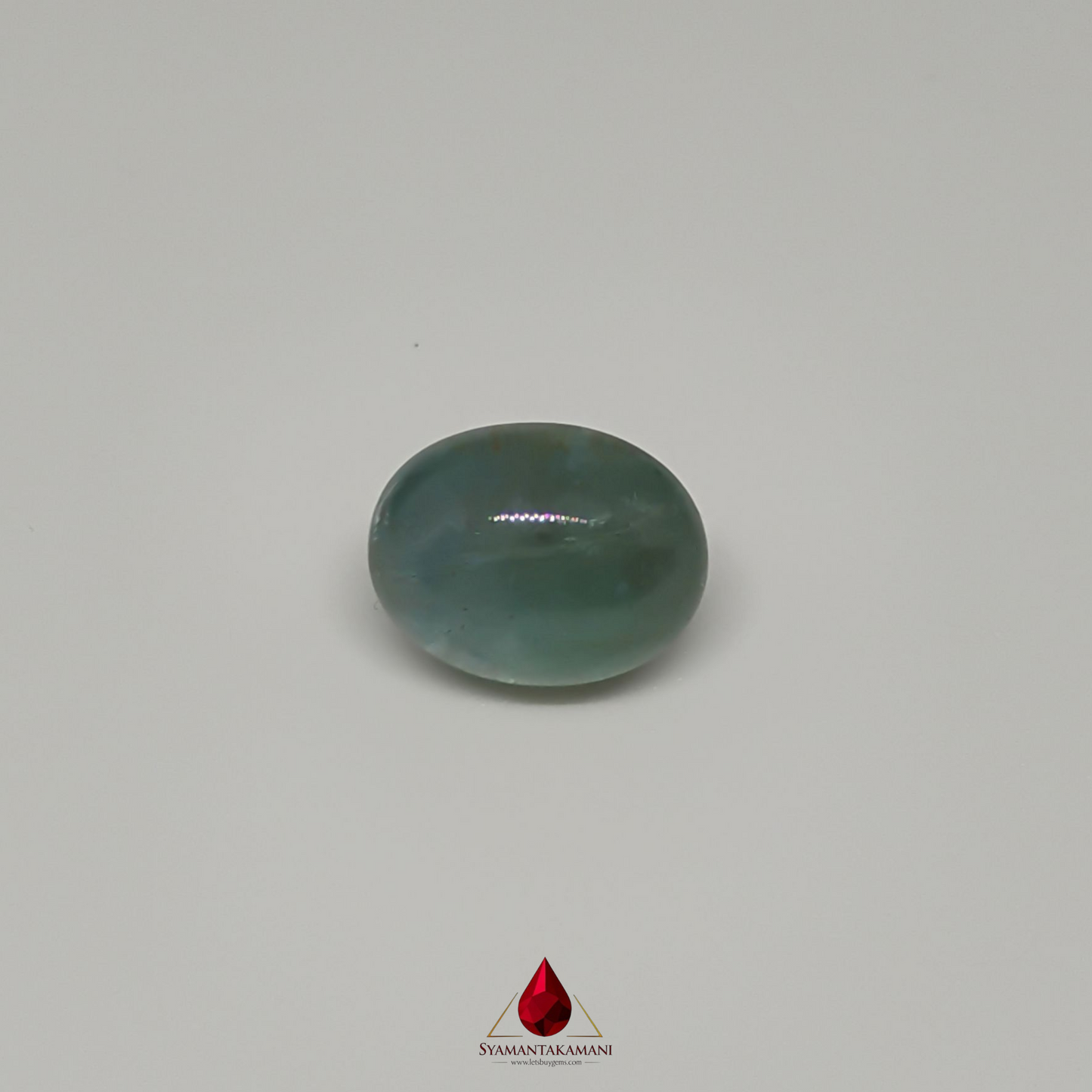 Aquamarine 7.30 Carats Oval Cabochon