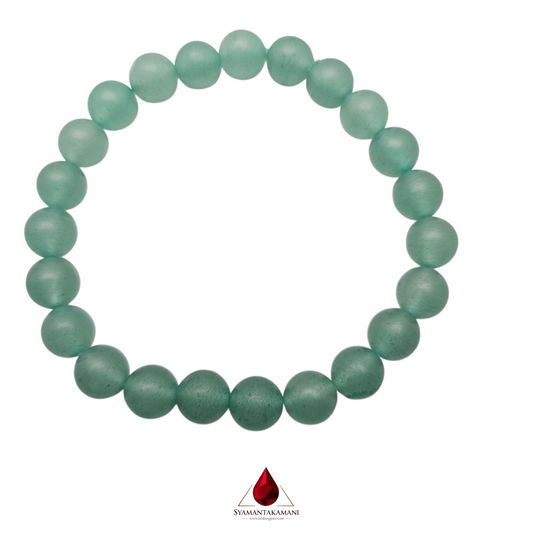 Natural Green Aventurine Bracelet For Prosperity & Growth
