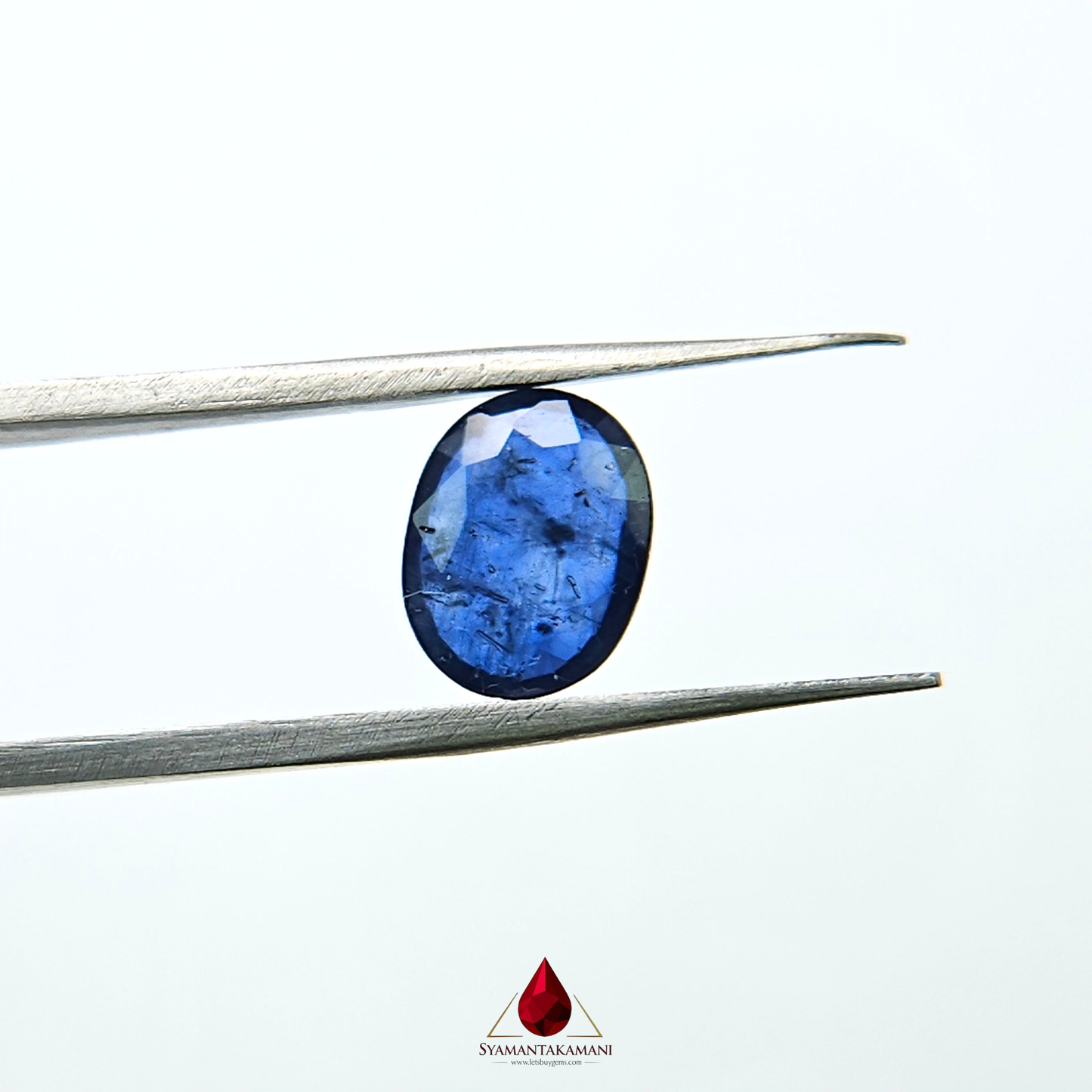 Natural Blue Sapphire 2.20 Carat Untreated AAA+  (Neelam) The Ethereal Crown