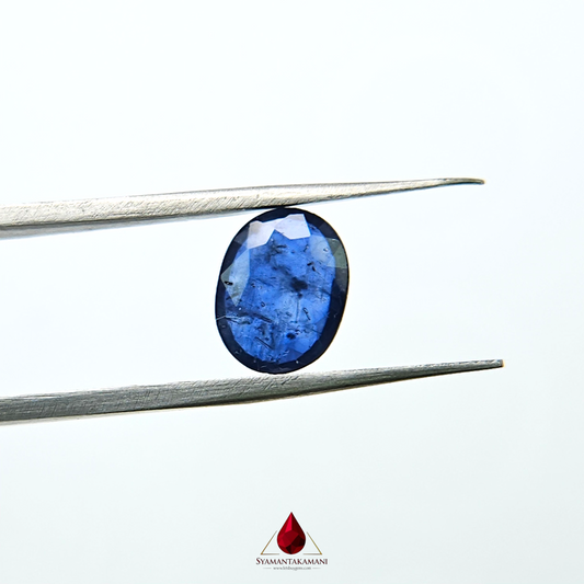 Natural Blue Sapphire 2.20 Carat Untreated AAA+  (Neelam) The Ethereal Crown