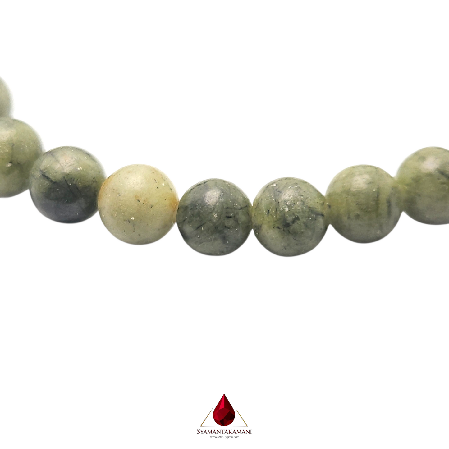 Natural Jade Nephrite 6mm Bracelet