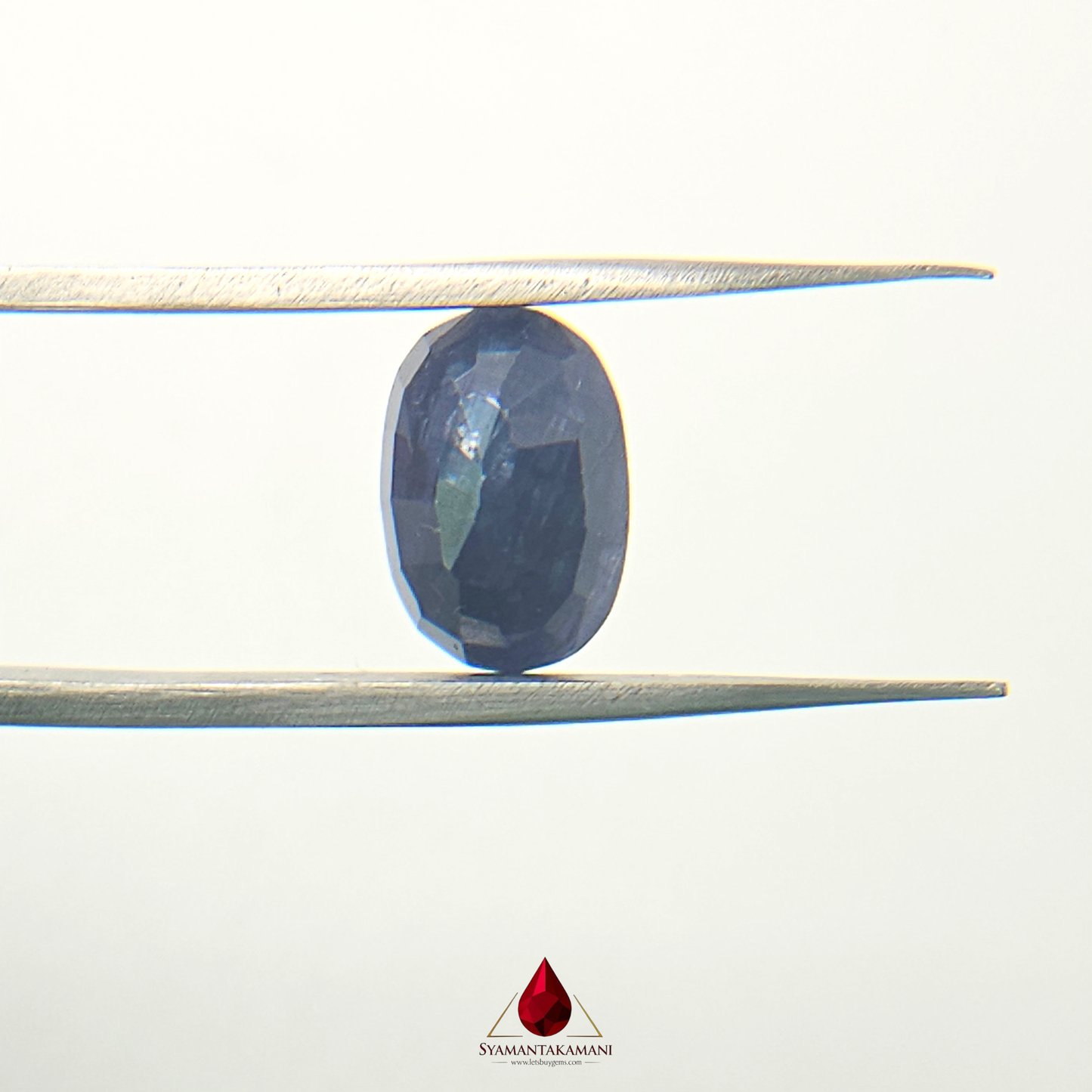 Natural Blue Sapphire 6.80 Carat Untreated AA Quality  (Neelam) From Madagascar The Midnight Anchor