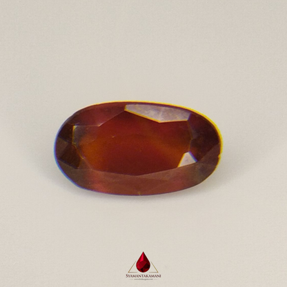 Hessonite 7.55 Carats Oval Mix Cut