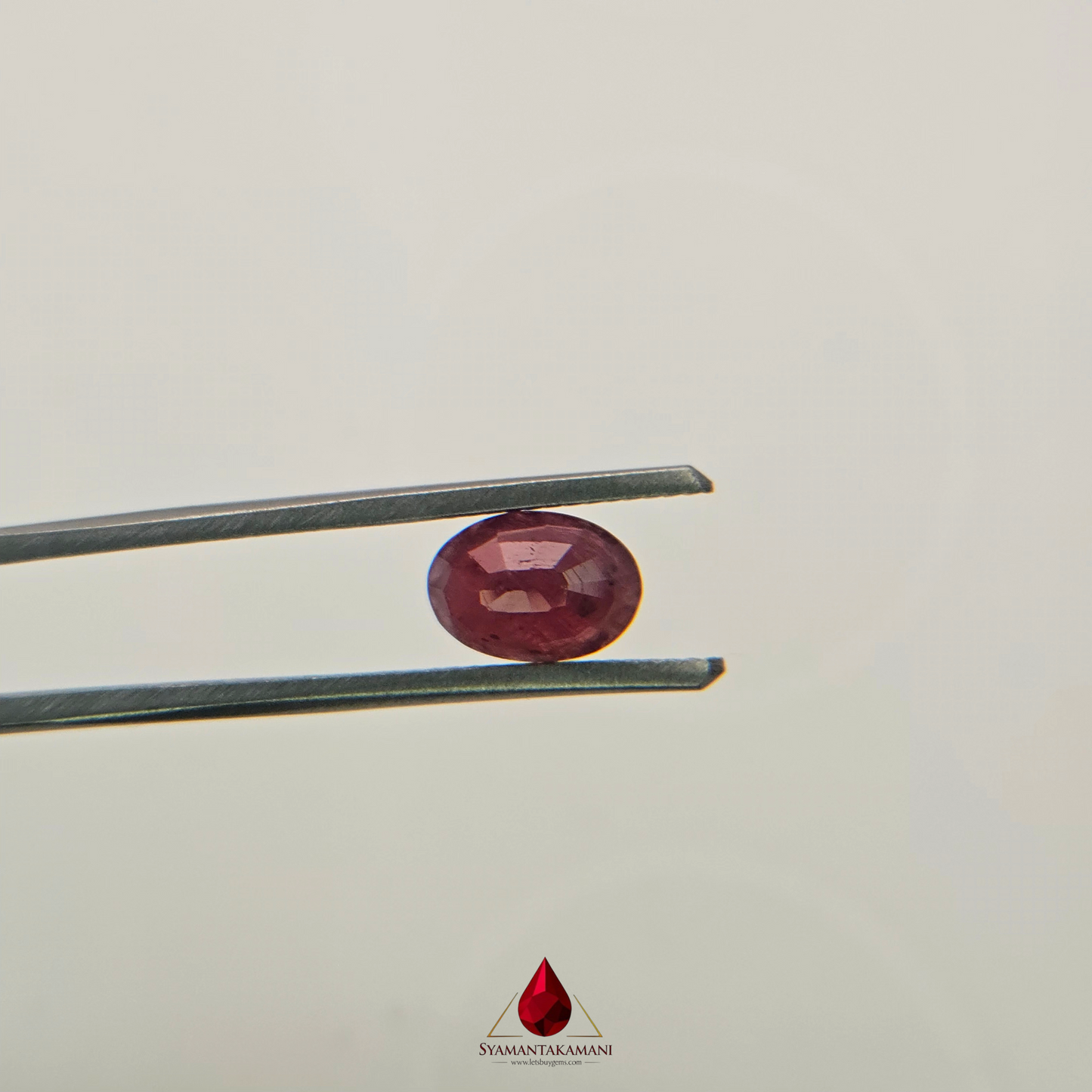 Natural Untreated Mozambique Ruby 1.80 Carats Oval Mix Cut