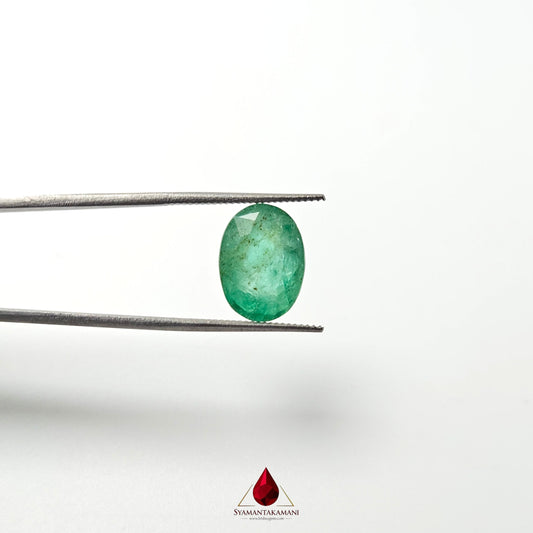 Natural Ethiopian Emerald 4.28 Carat AA Quality Oval Mix Cut