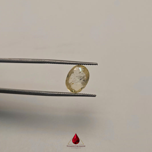 Natural Yellow Sapphire 2.02 Carat Untreated Unheated From Sri Lanka A Grade