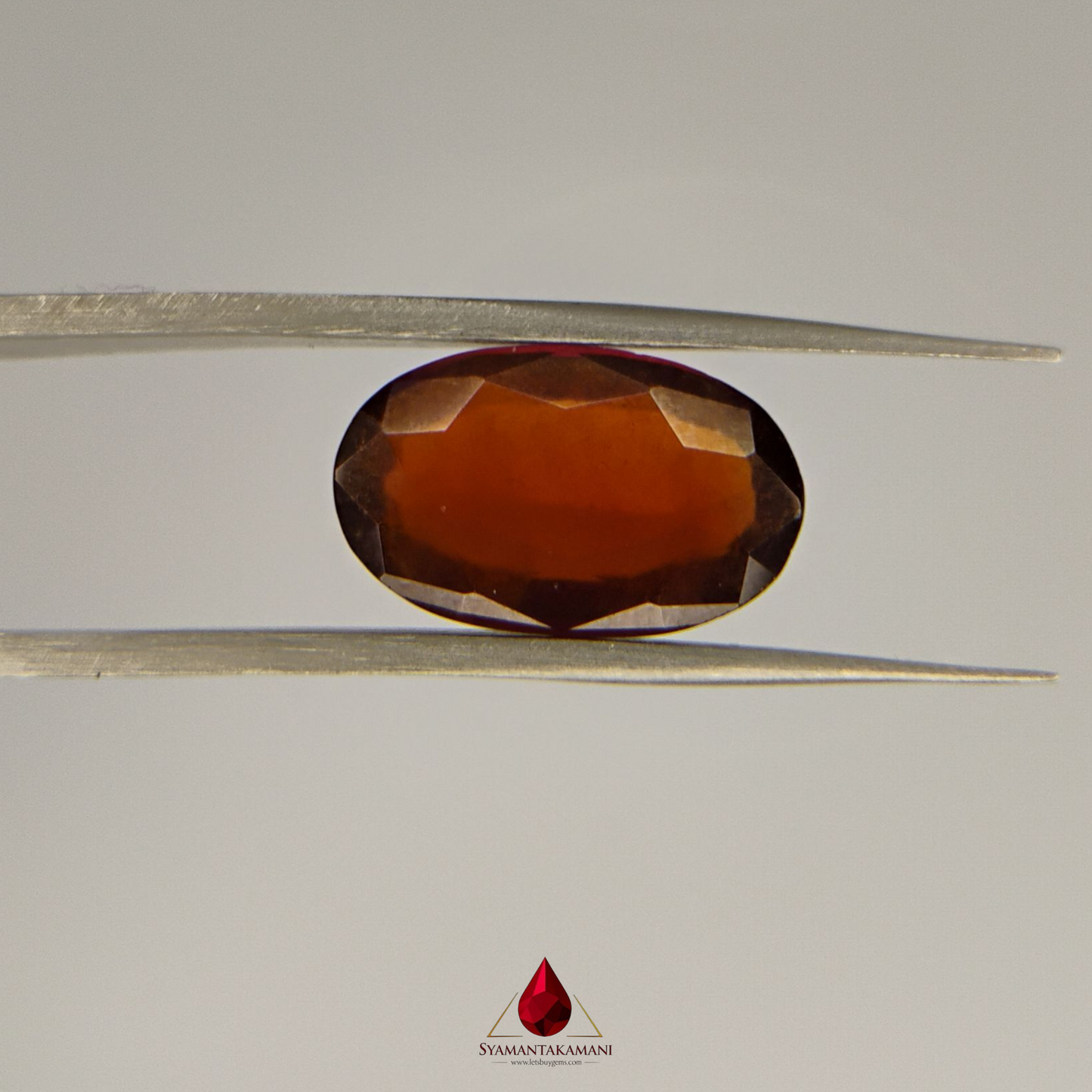 Hessonite 7.05 Carats Oval Mix Cut