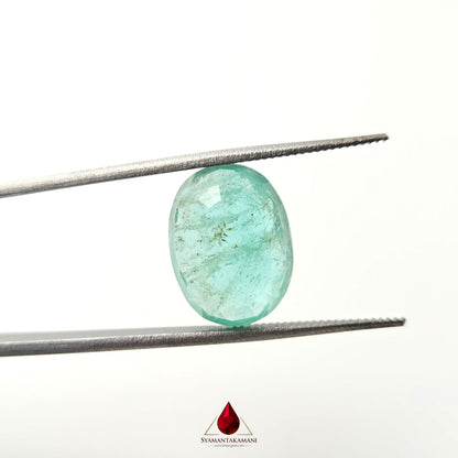 Natural Ethiopian Emerald 6.87 Carat AA Quality Oval Mix Cut