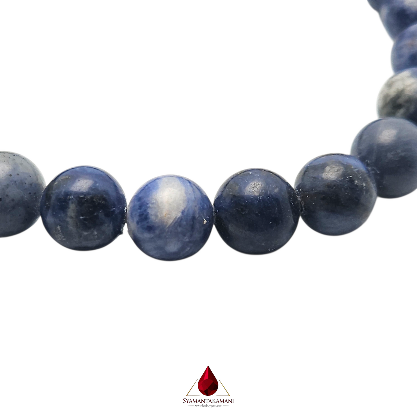 Natural Sodalite Bracelet 8mm The Intuitive Clarity