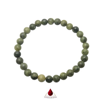 Natural Jade Nephrite 6mm Bracelet