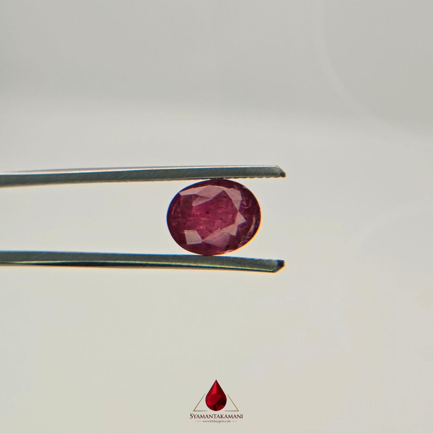Natural Untreated Mozambique Ruby 2.25 Carats Oval Mix Cut