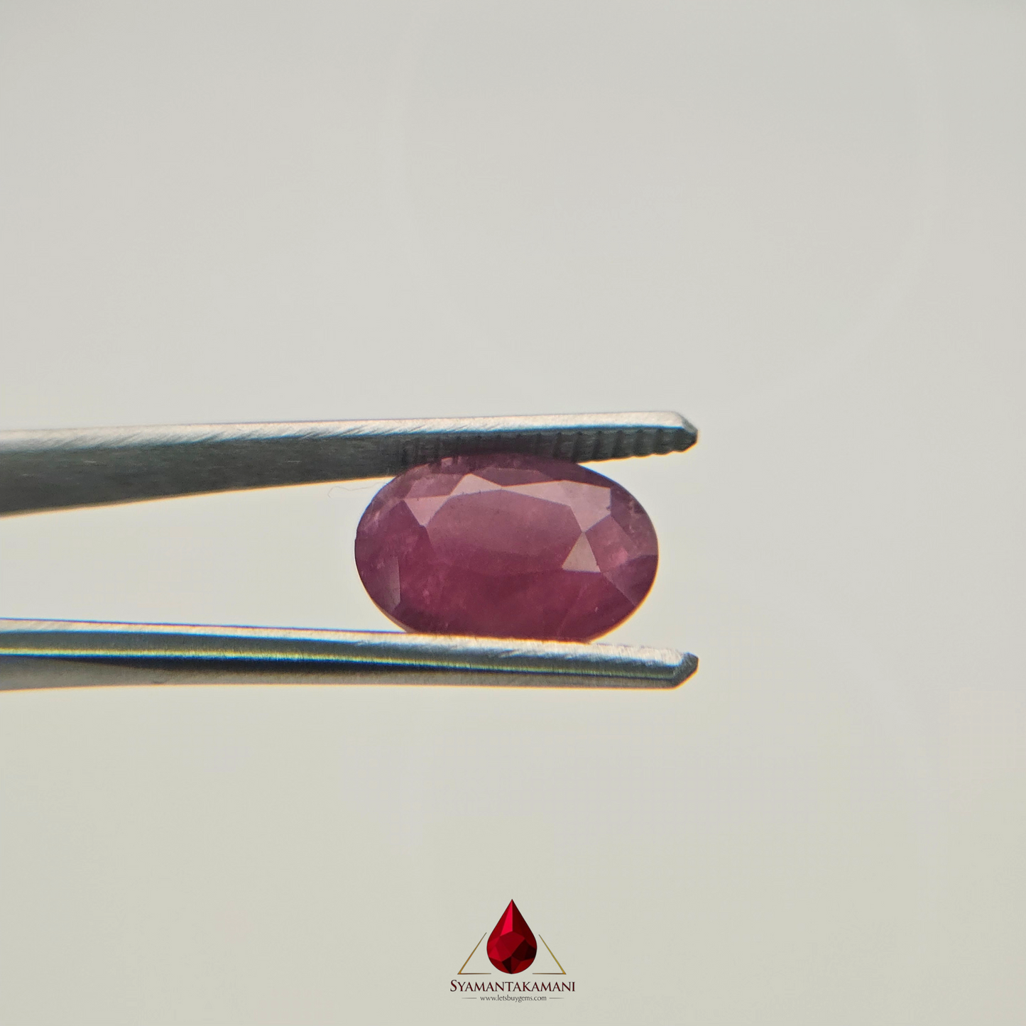 Natural Untreated Mozambique Ruby 3.00 Carats Oval Mix Cut