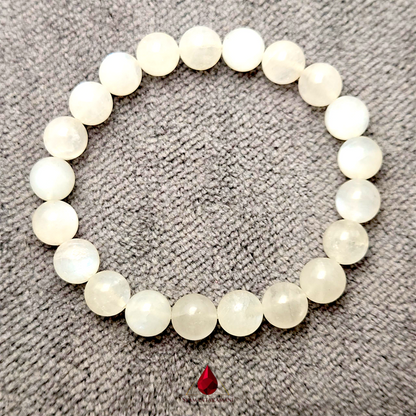Natural Moonstone Bracelet 10mm Beads The Lunar Magic