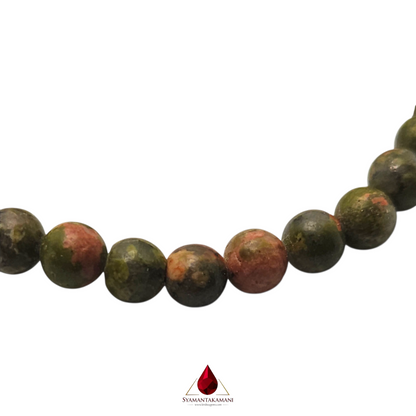 Natural Unakite Bracelet 6mm Beads The Harmonious Growth
