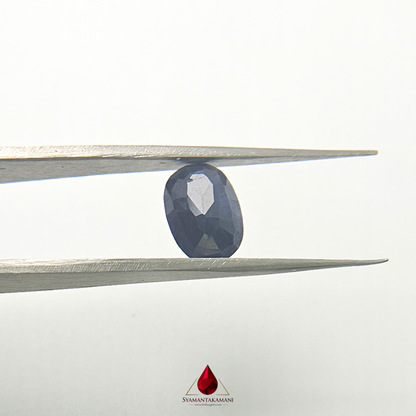 Natural Blue Sapphire 3.60 Carat Untreated AA Quality  (Neelam) From Madagascar The Midnight Zenith