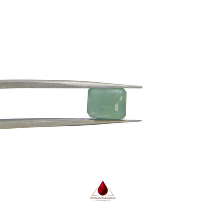 Emerald Rectangle 2.88 Carats Zambian