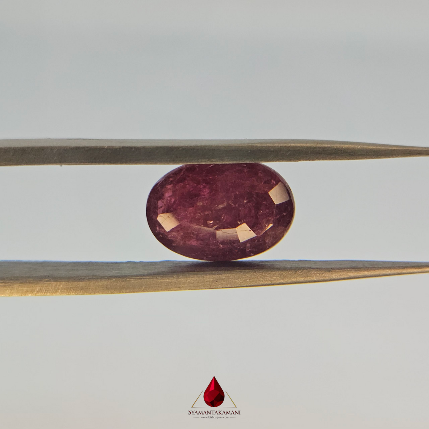 Ruby Oval 4.36 Carats Natural Untreated Ruby from Mozambique