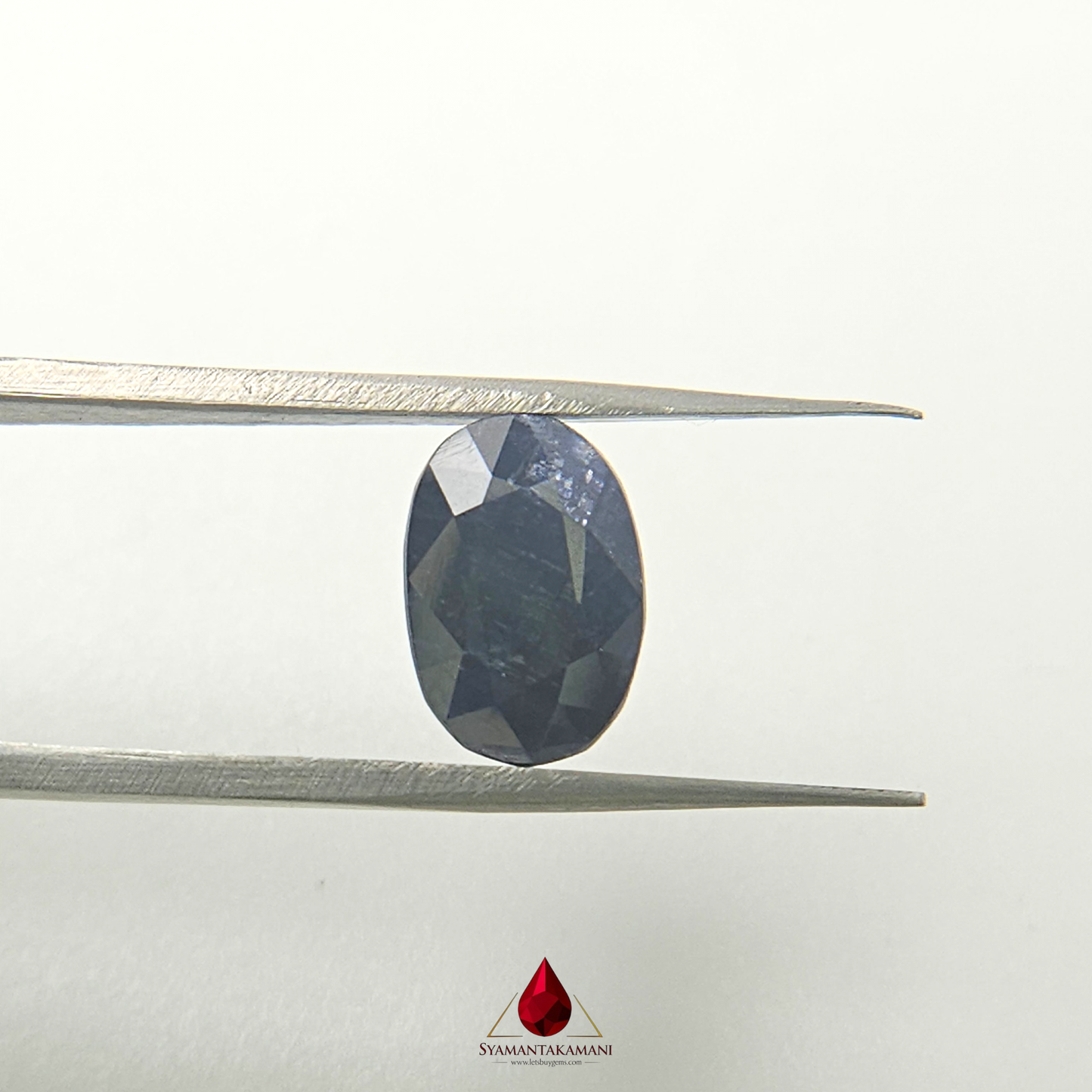 Natural Blue Sapphire 6.05 Carat Untreated AA Quality  (Neelam) From Madagascar The Oceanic Titan