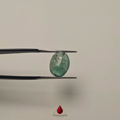 Natural Emerald 3.45 Carat From Zambia B Grade