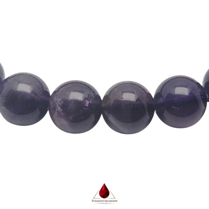 Natural Amethyst Bracelet 8mm The Royal Serenity